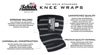 Schiek | Black Out Knee Wraps - Model 1178S