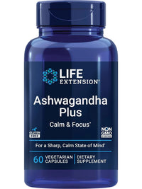 Life Extension | Ashwagandha Plus Calm & Focus