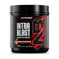 NutraRibo Intra Blast supplement container on a white background