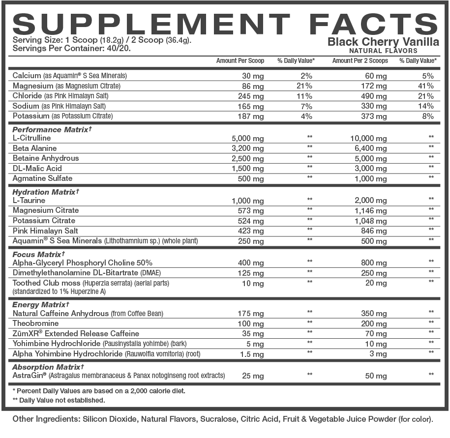 Intek Nutrition | Extreme Pre