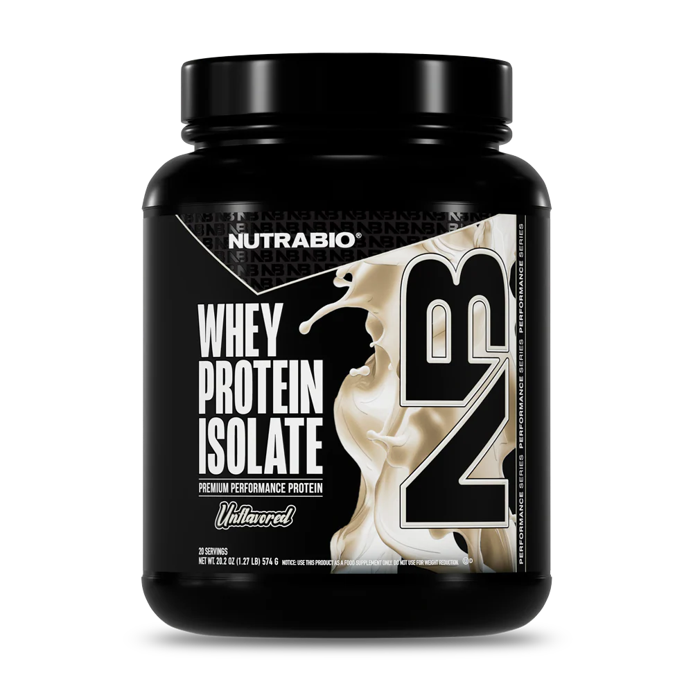 NutraBio | Whey Protein Isolate 20 SV